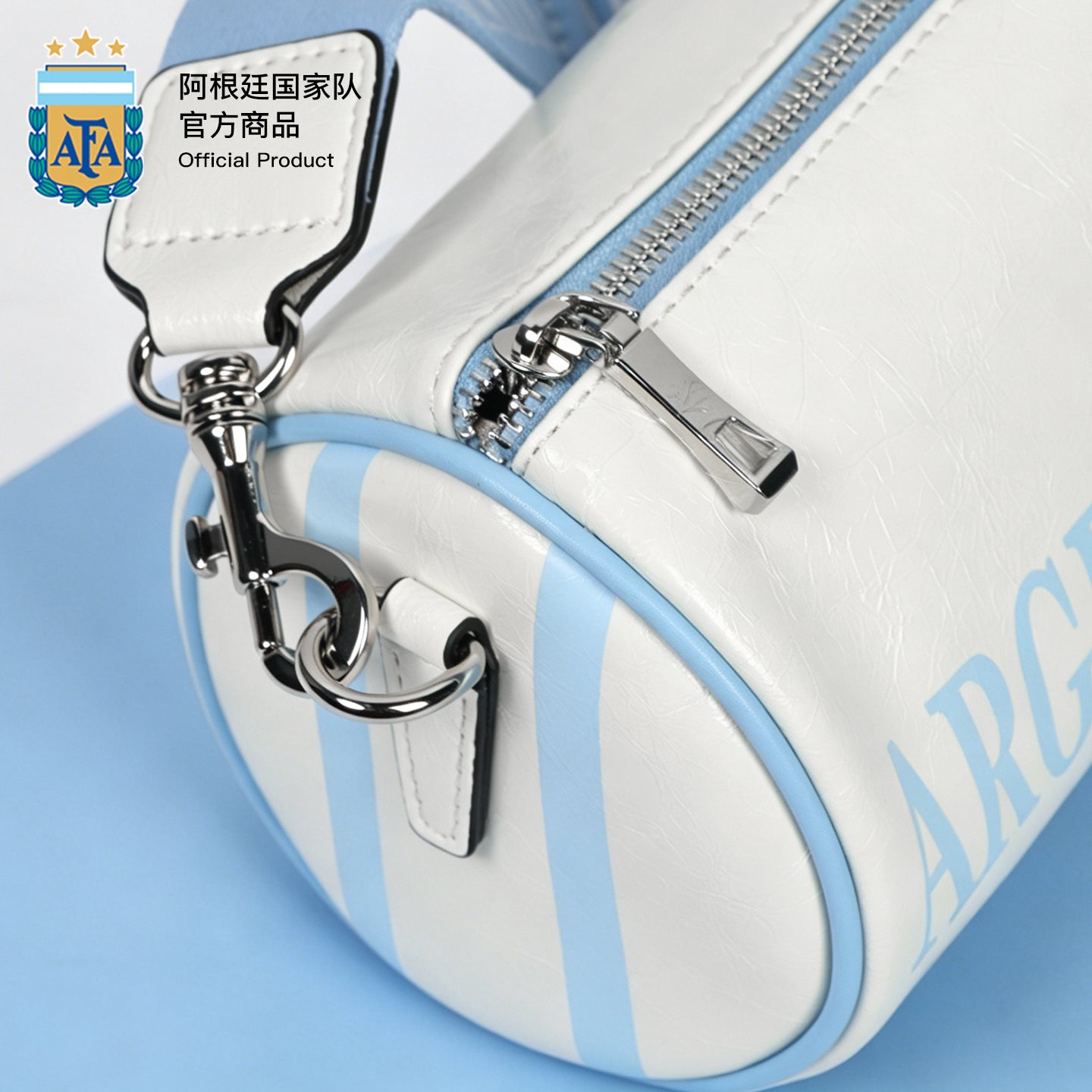 Argentina AFA Messi 10 Mini Barrel Bag